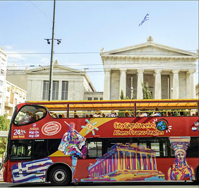 אוטובוס תיירים באתונה Hop-on Hop-off